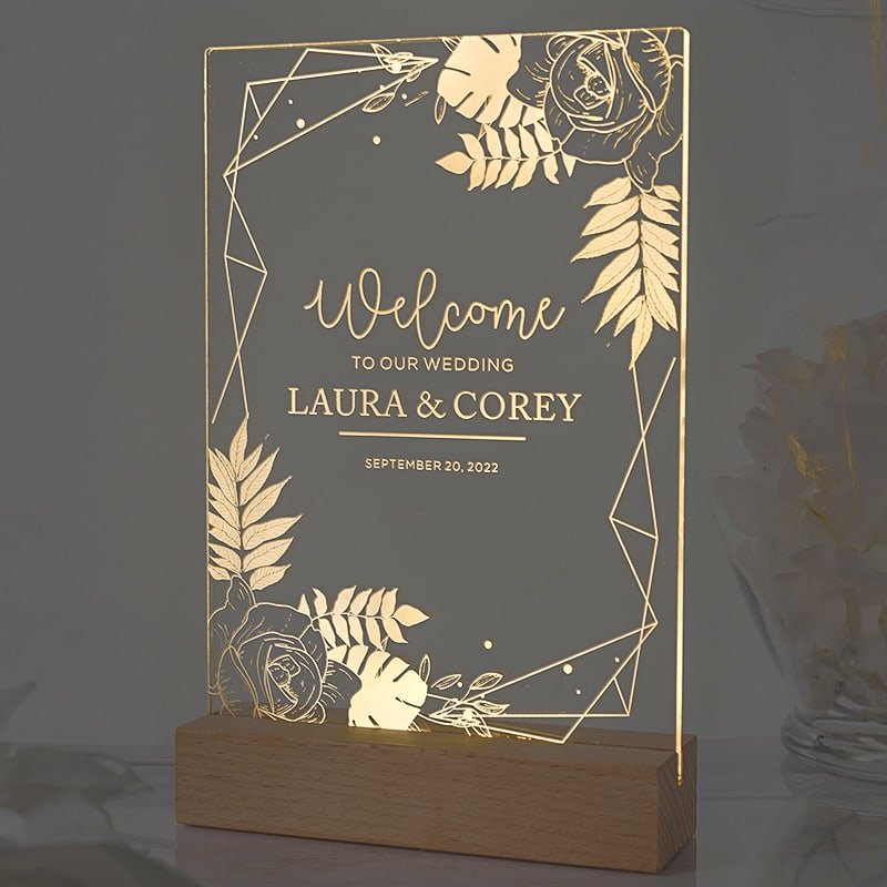 Custom LED Acrylic Light Stands 27