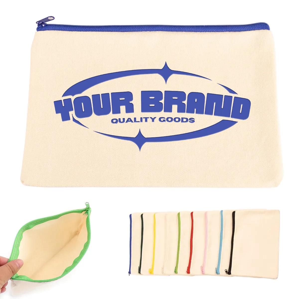 Blank DIY Craft Multipurpose Pencil Case Makeup Bag 4