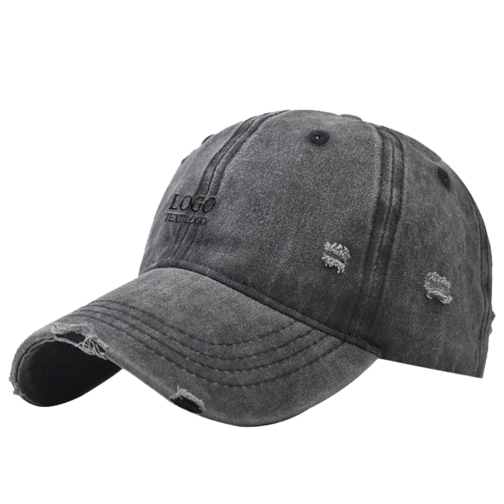 Ripped Distressed Custom Hat 11
