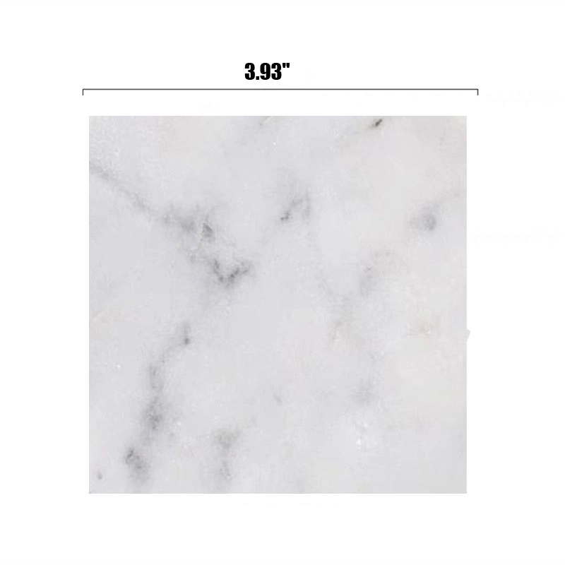 Custom White Marble Coaster 3