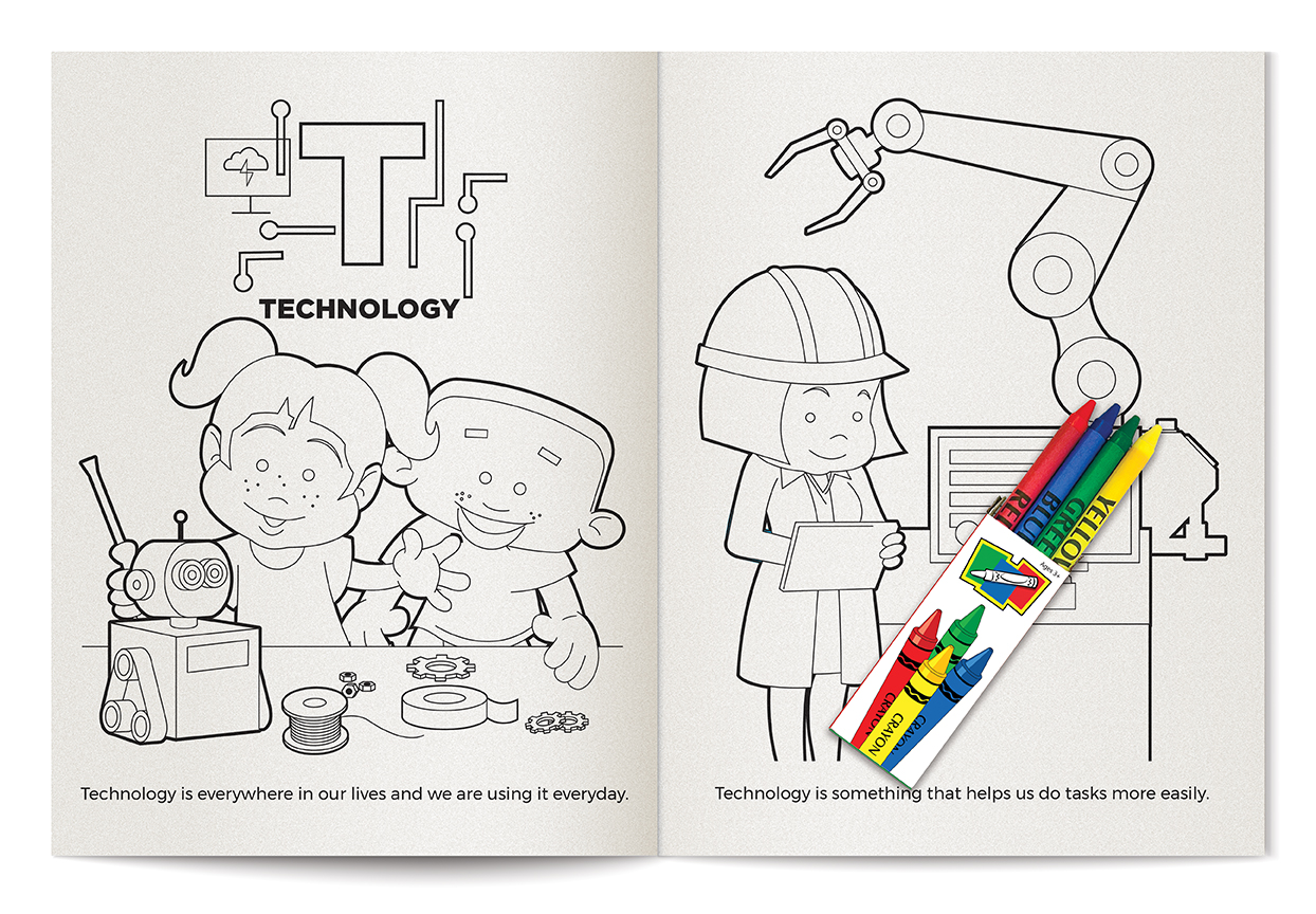 COLORING SET - Learning About STEM Fun Pack 5