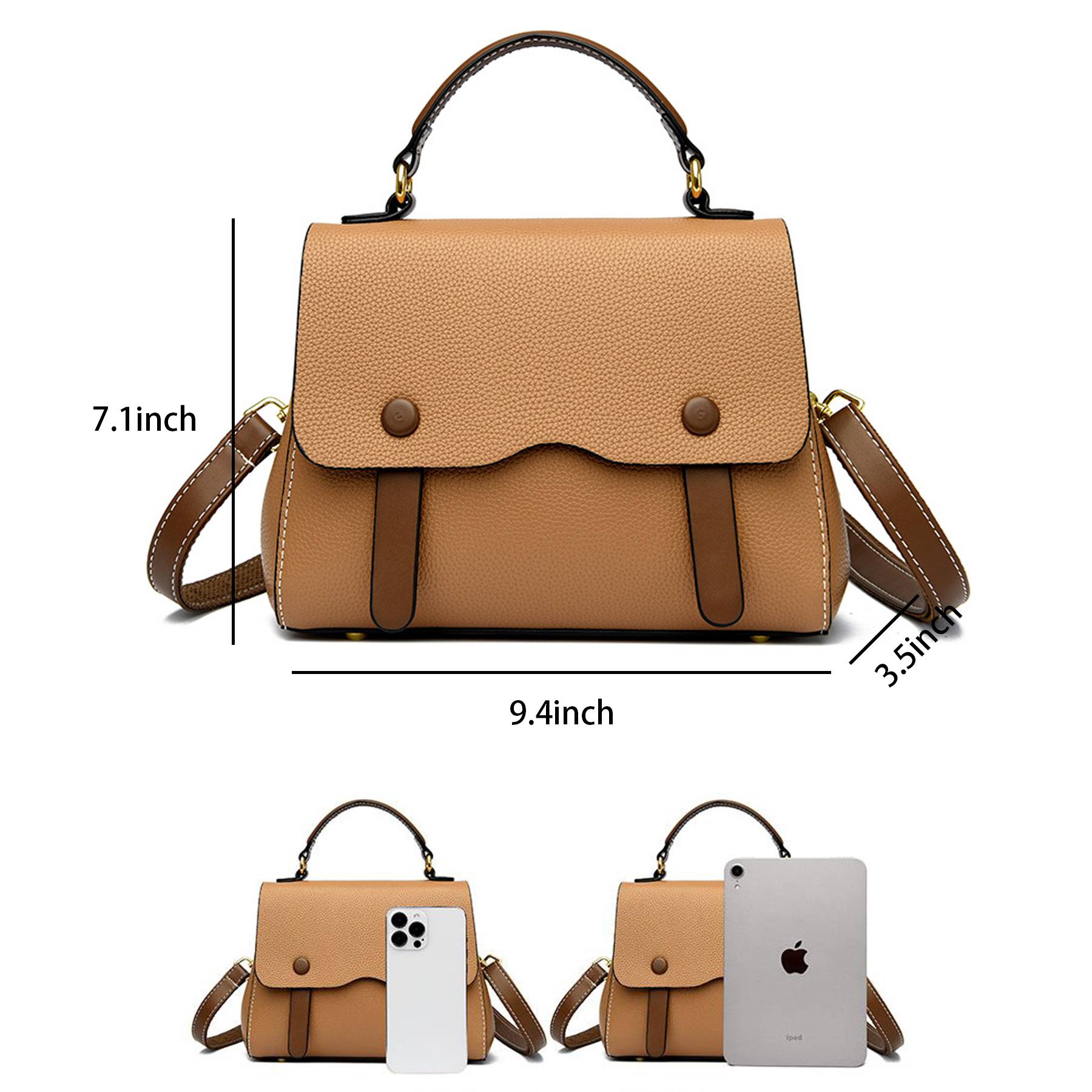 PU Travel Casual Ladies Shoulder Cross-body Bag 4