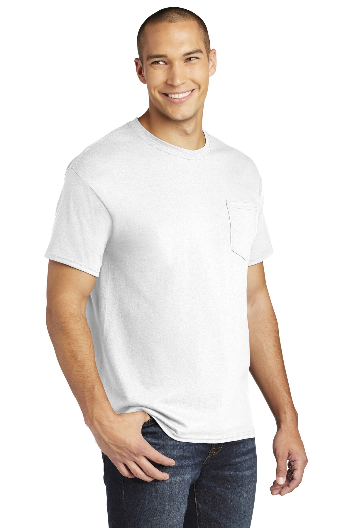 Gildan Heavy Cotton 100% Cotton Pocket T-Shirt. 5300 22