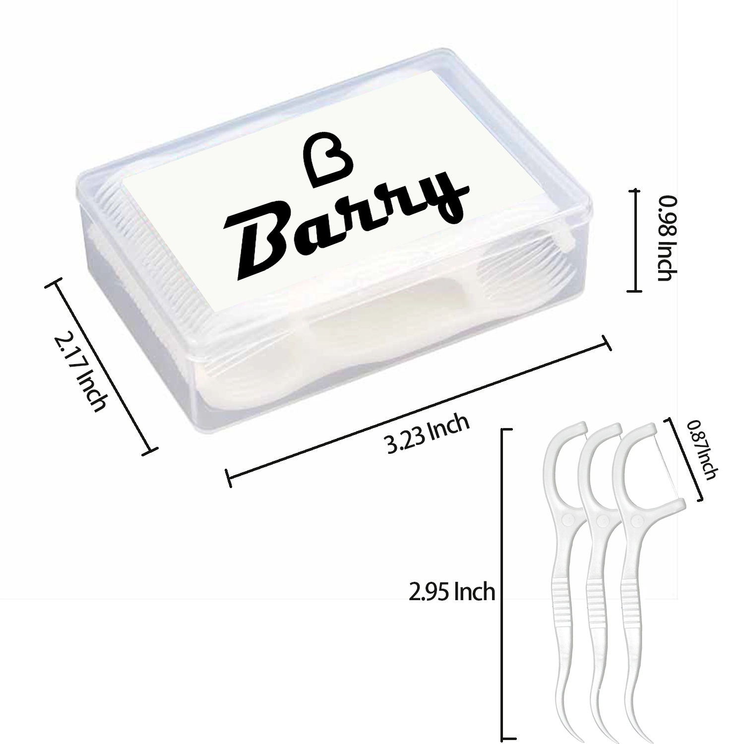 50 Pcs/Box Dental Floss Sticks 2