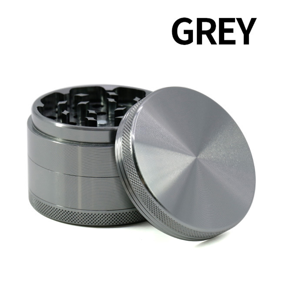 Premium Aluminum Alloy Herb Grinder – 2.45" 4-Piece Metal Design with Pollen Catcher 1
