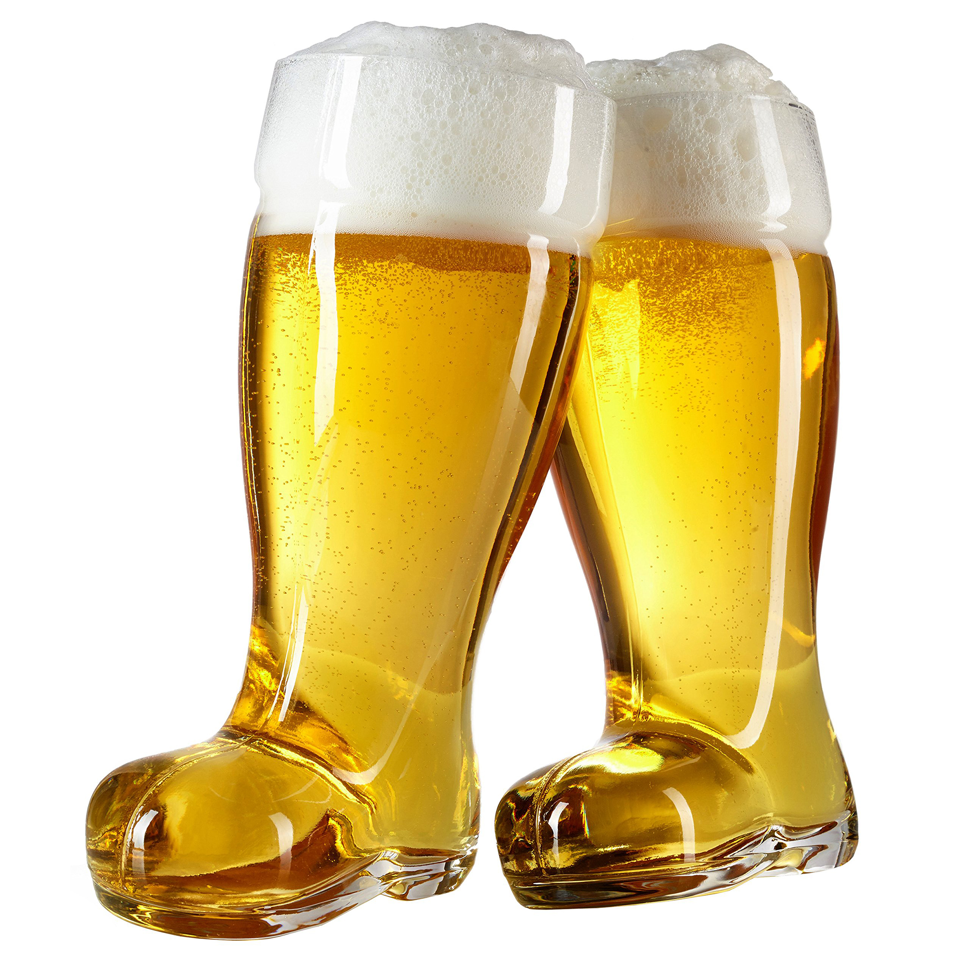 German Boot Glass Beer Mug 5