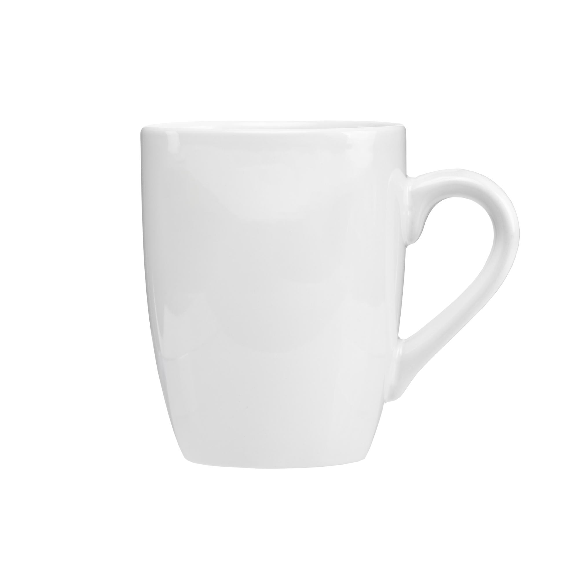 13 oz. Ceramic Bistro Mug - White 5