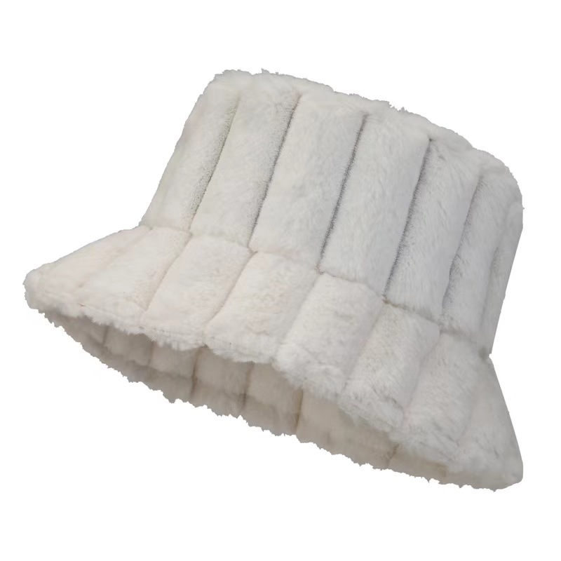 Warm Plush Bucket Hat for Cold Seasons 5