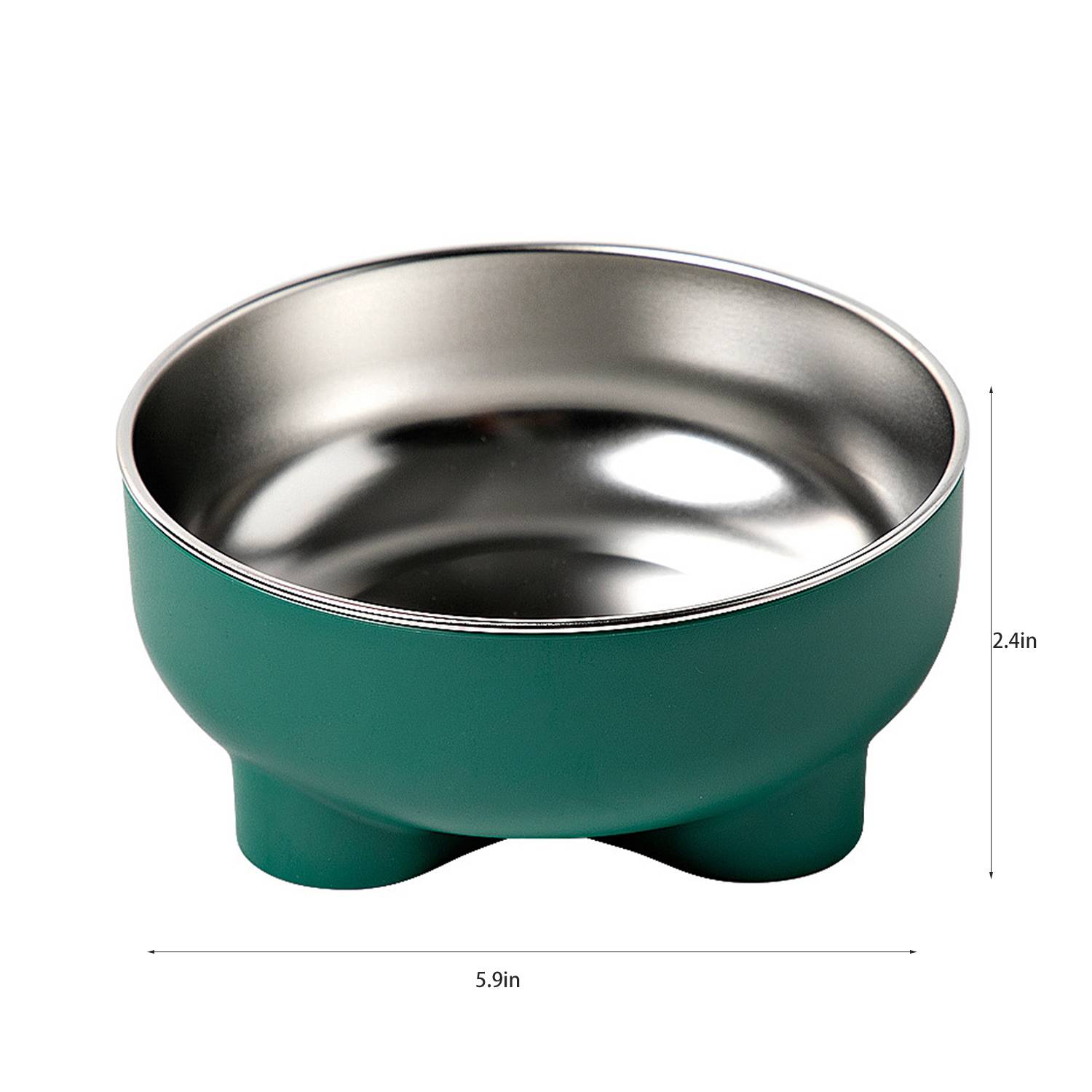 Removable Stainless Steel Pet Bowl Food Water Dish 5