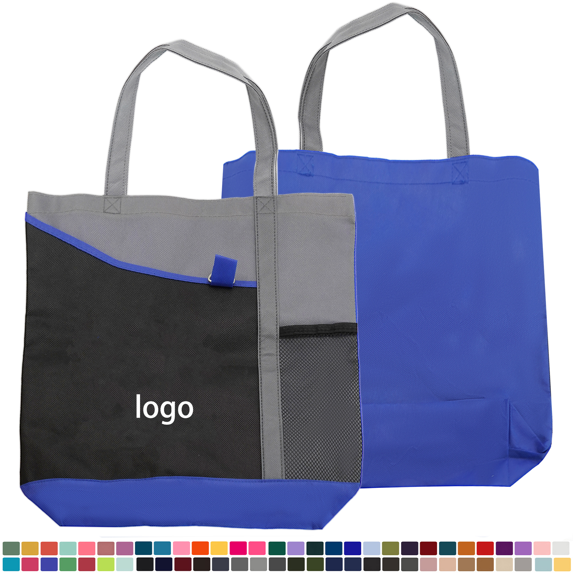 Stylish Patchwork Tote Bag ?C Custom Oxford Fabric Bag, custom tote bag with logo imprint 2