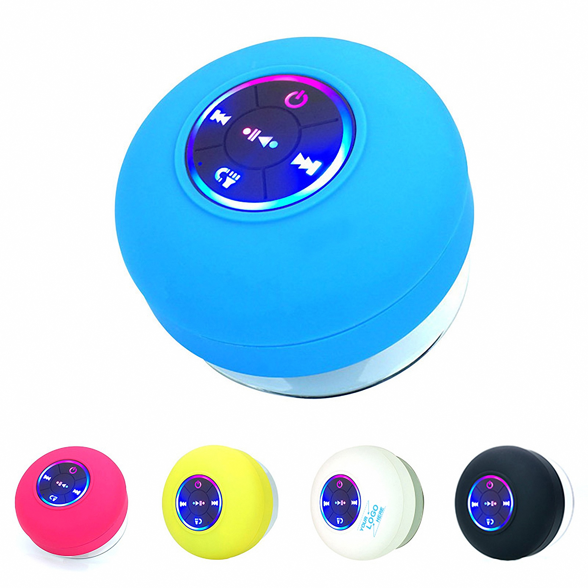 Waterproof Bluetooth Shower Speaker with LED Display 5