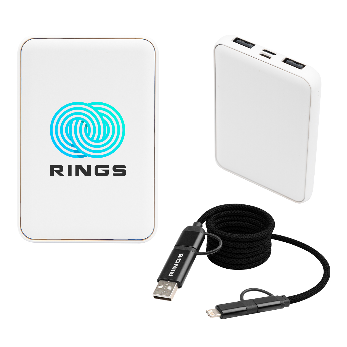65W Quick Charge Cable & rPET Power Bank Kit 2