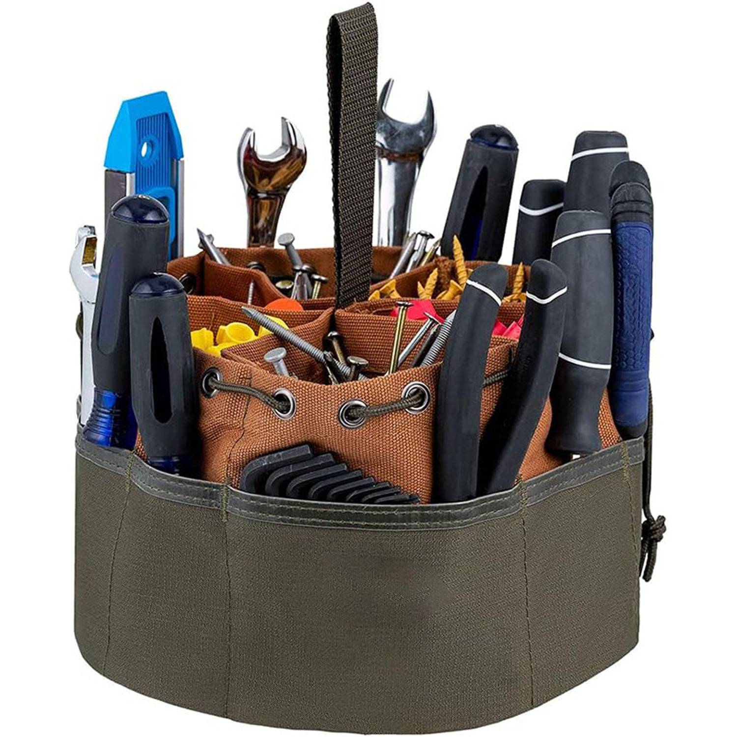 Multifunctional Canvas Tool Storage Bag w/ Drawstring 2