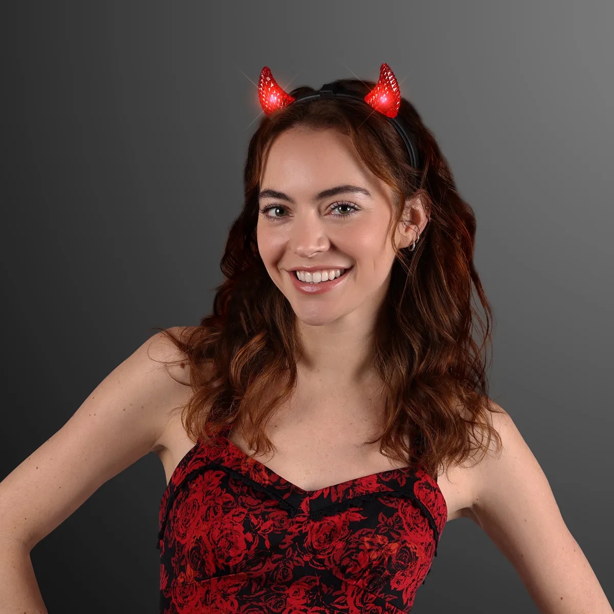 Light Up Facetted Horns LED Headbands 7