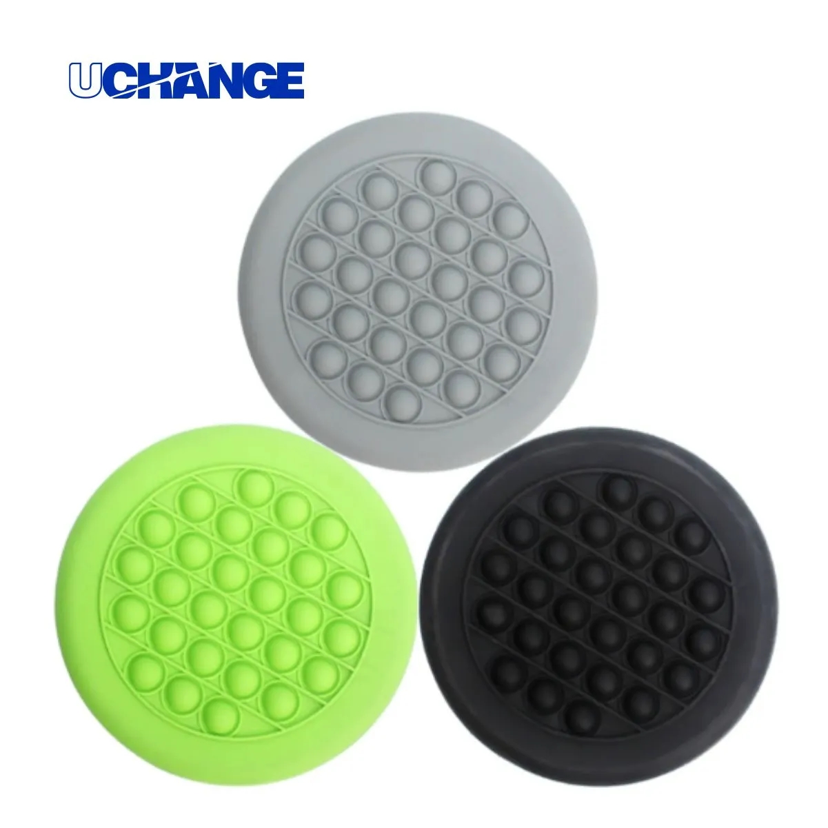 Round Pop Bubble Fidget Sensory Disc Toy 5