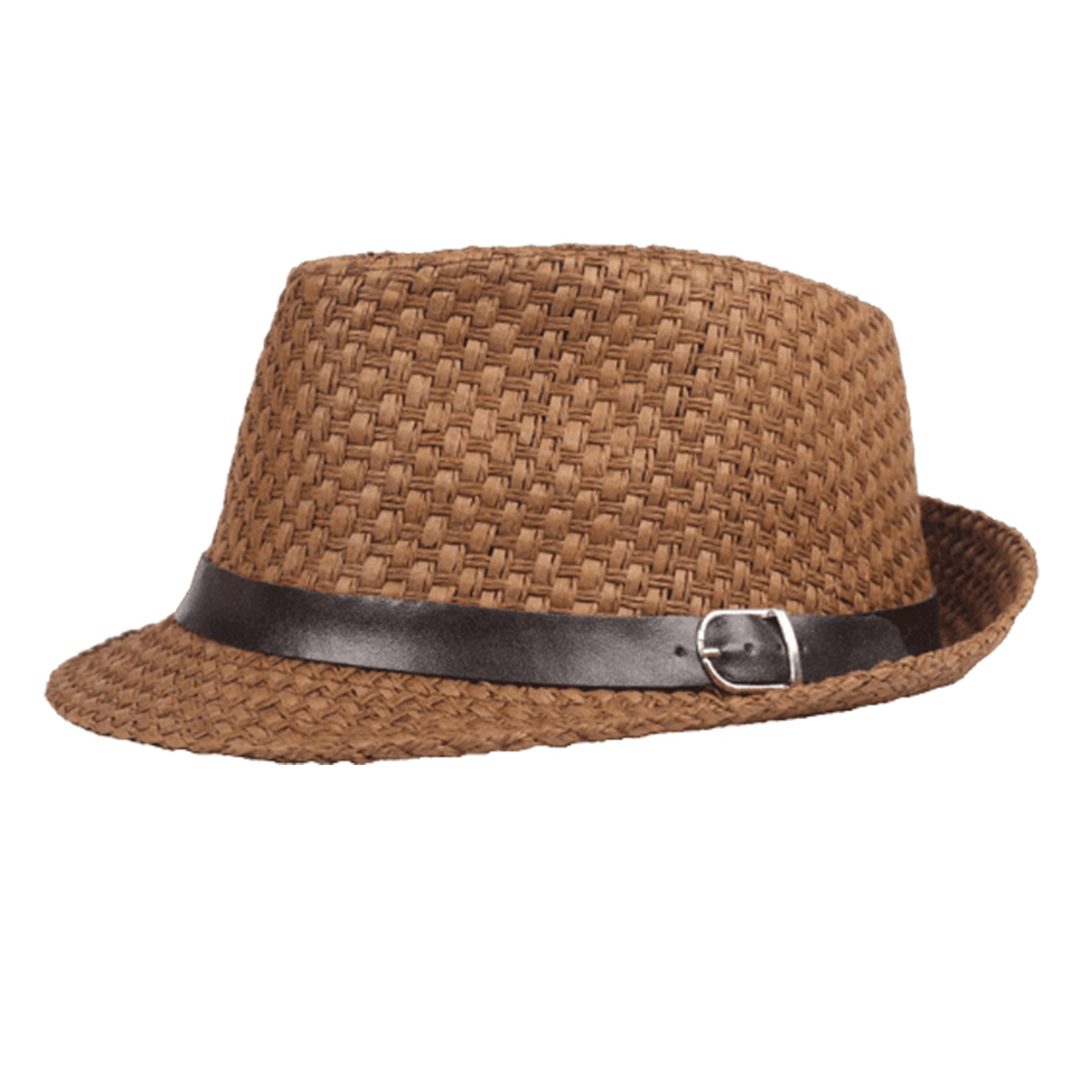 Men'S Summer Jazz Sun Protective Straw Hat 4