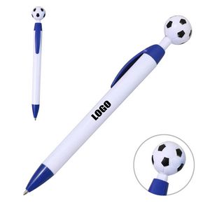 Football Shape Click Clip Pen 4
