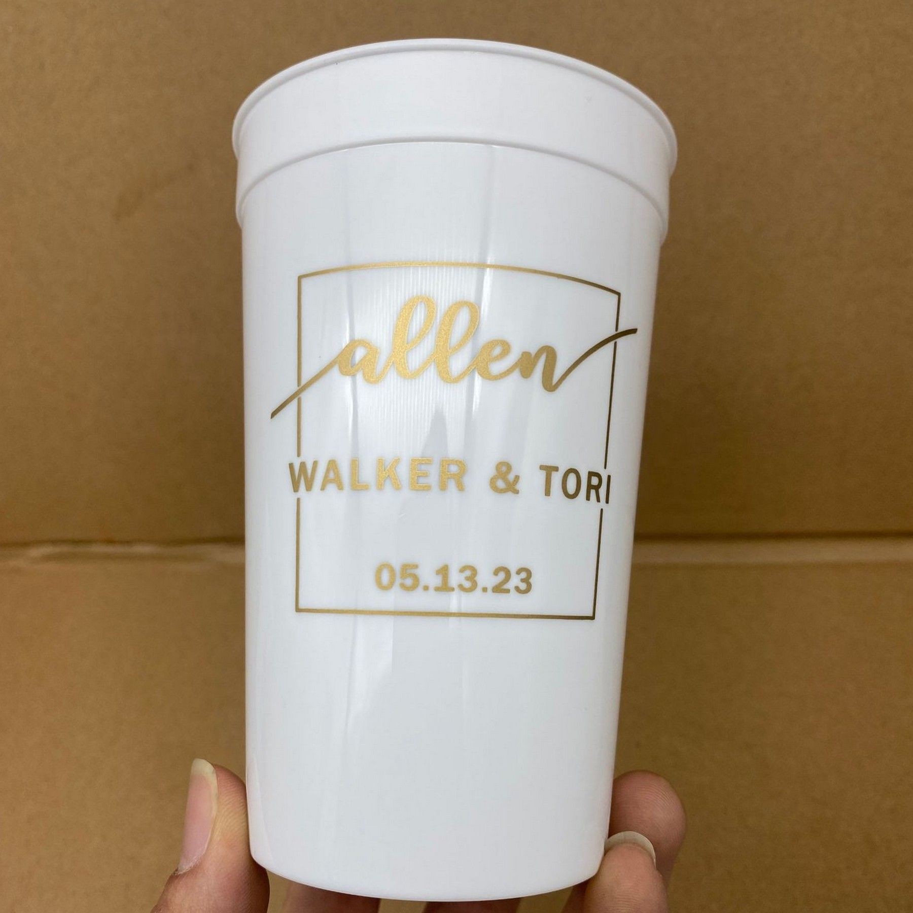 16Oz Plastic Stadium Cup 4