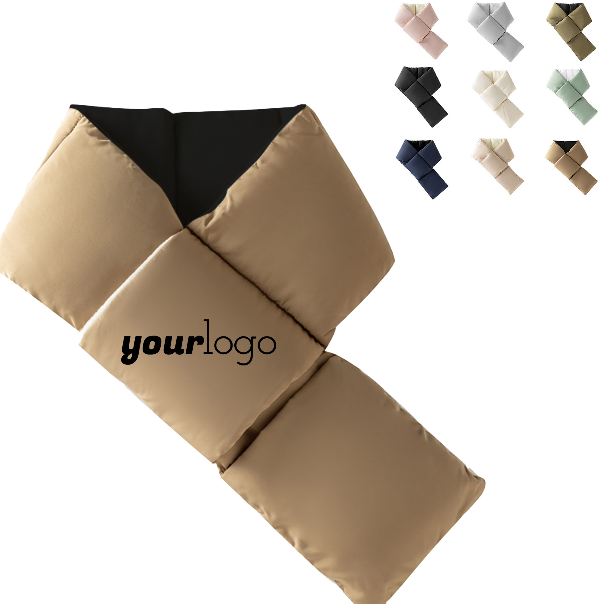 Foldable Thermal Scarf with Front Storage Pocket 4
