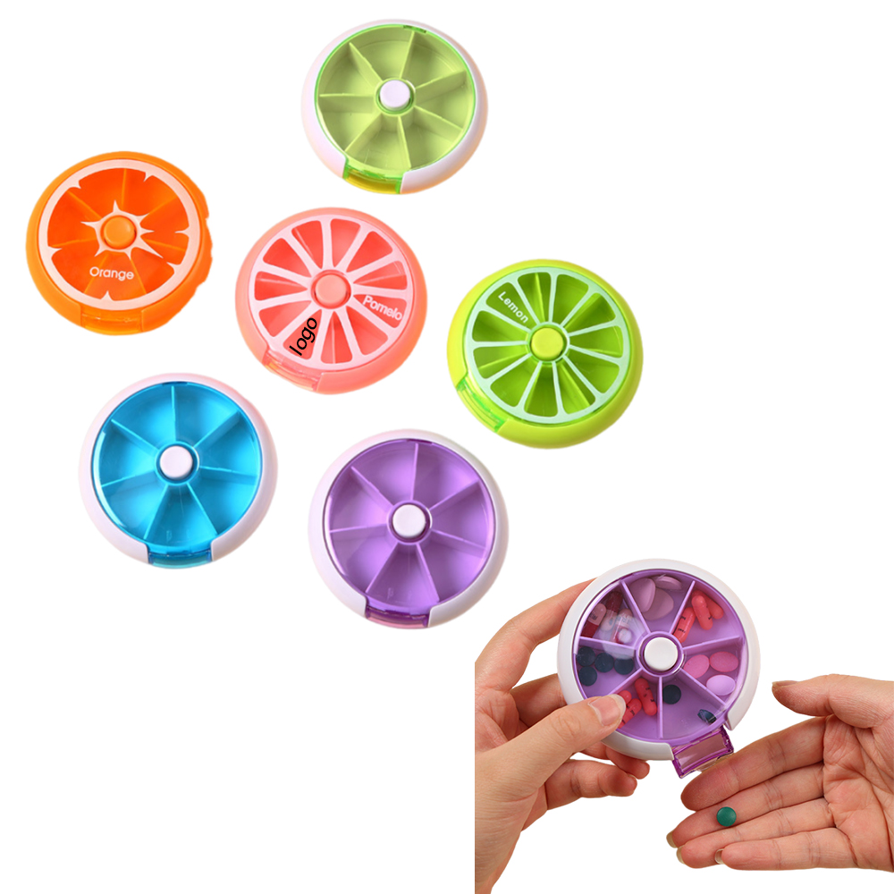 Portable 7-Compartment Pill Case 2