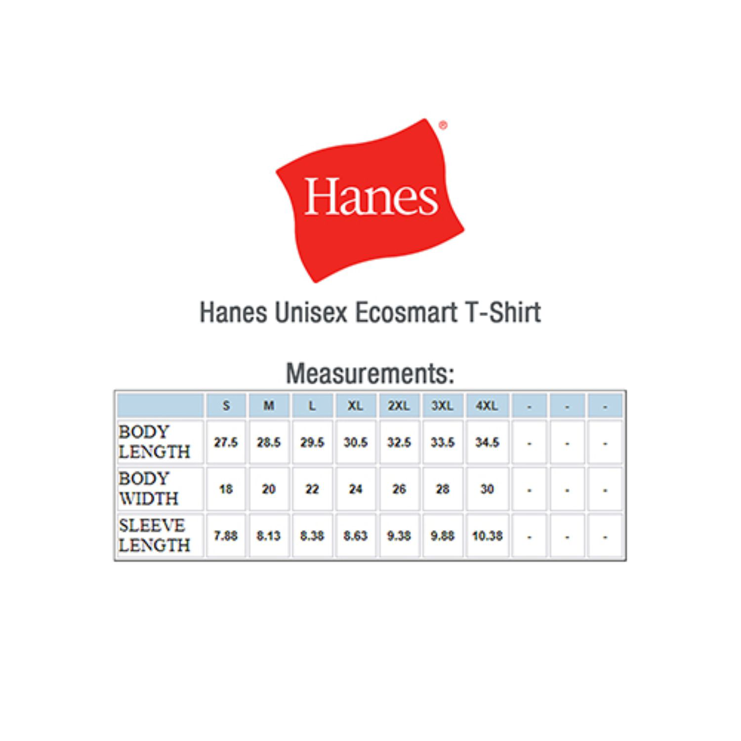 Hanes Heavyweight 5.5 oz 50/50 Cotton Polyester preshrunk T-Shirts 2
