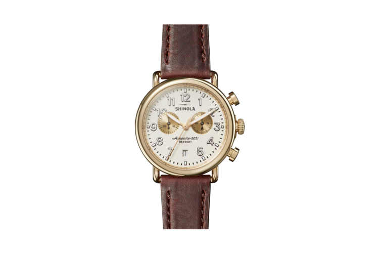 Shinola The Runwell Chrono Leather Strap Watch 1