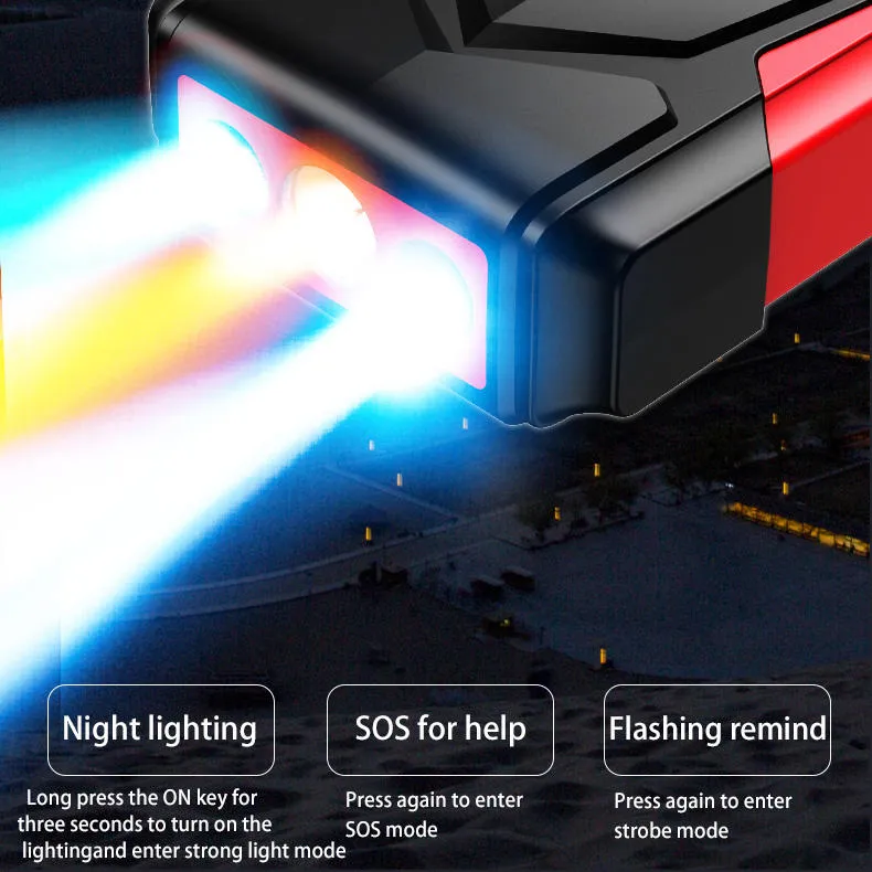 12V 10000mAh 2000A Peak Current Car Jump Starter 3