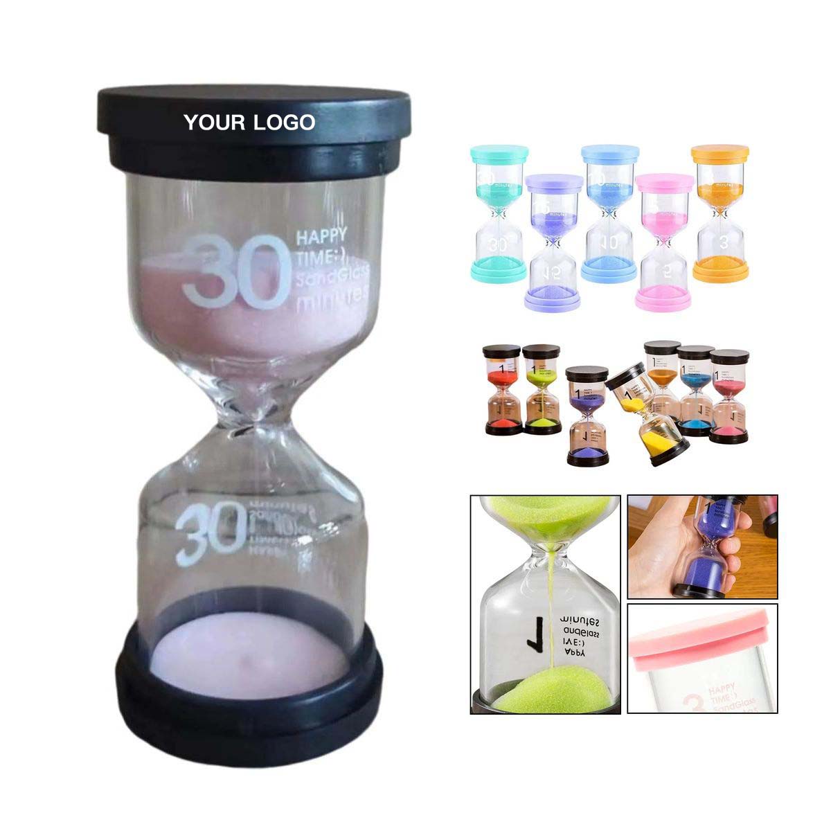 Stylish Hourglass Timer with Multiple Time Settings 1