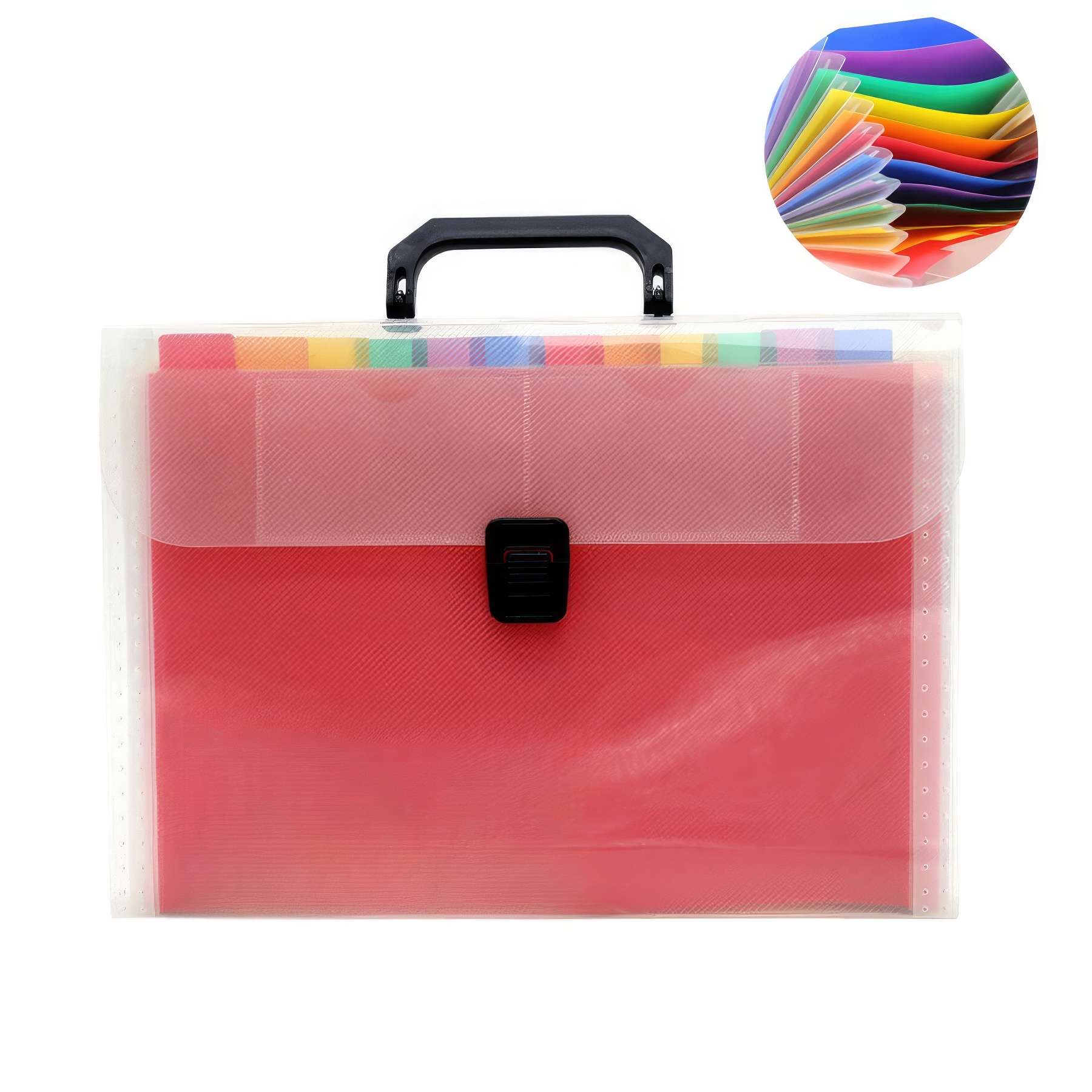 PP Plastic 13-Pocket Expanding A4-Size Portfolio File Folder 2
