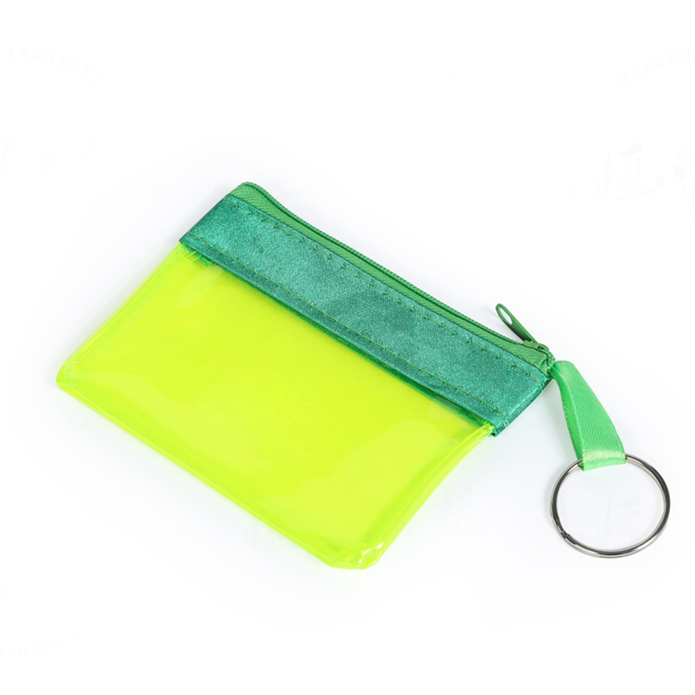 PVC Wallet Coin Purse w/ Key Ring 2
