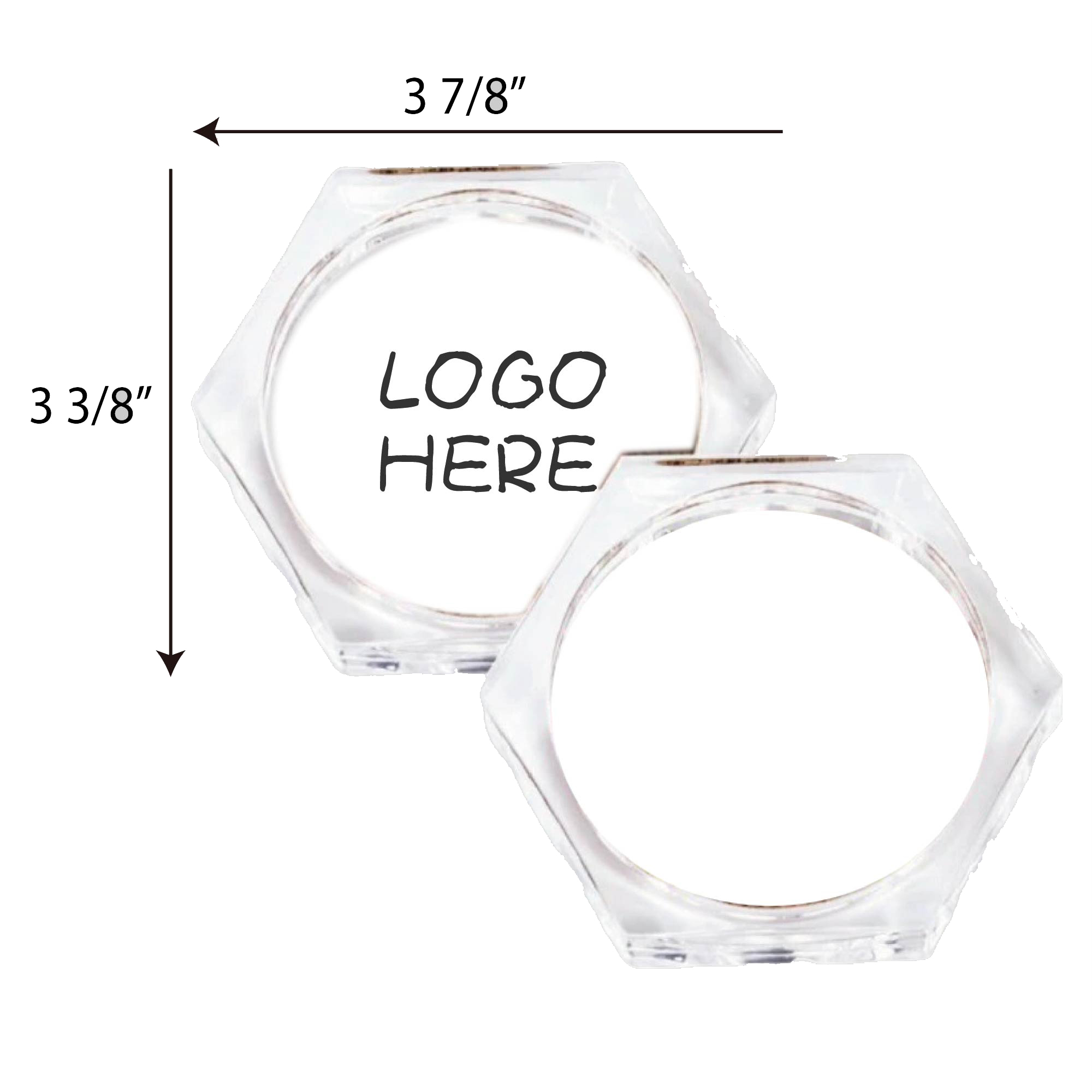 Thickened Wear-Resistant Acrylic Coasters 3