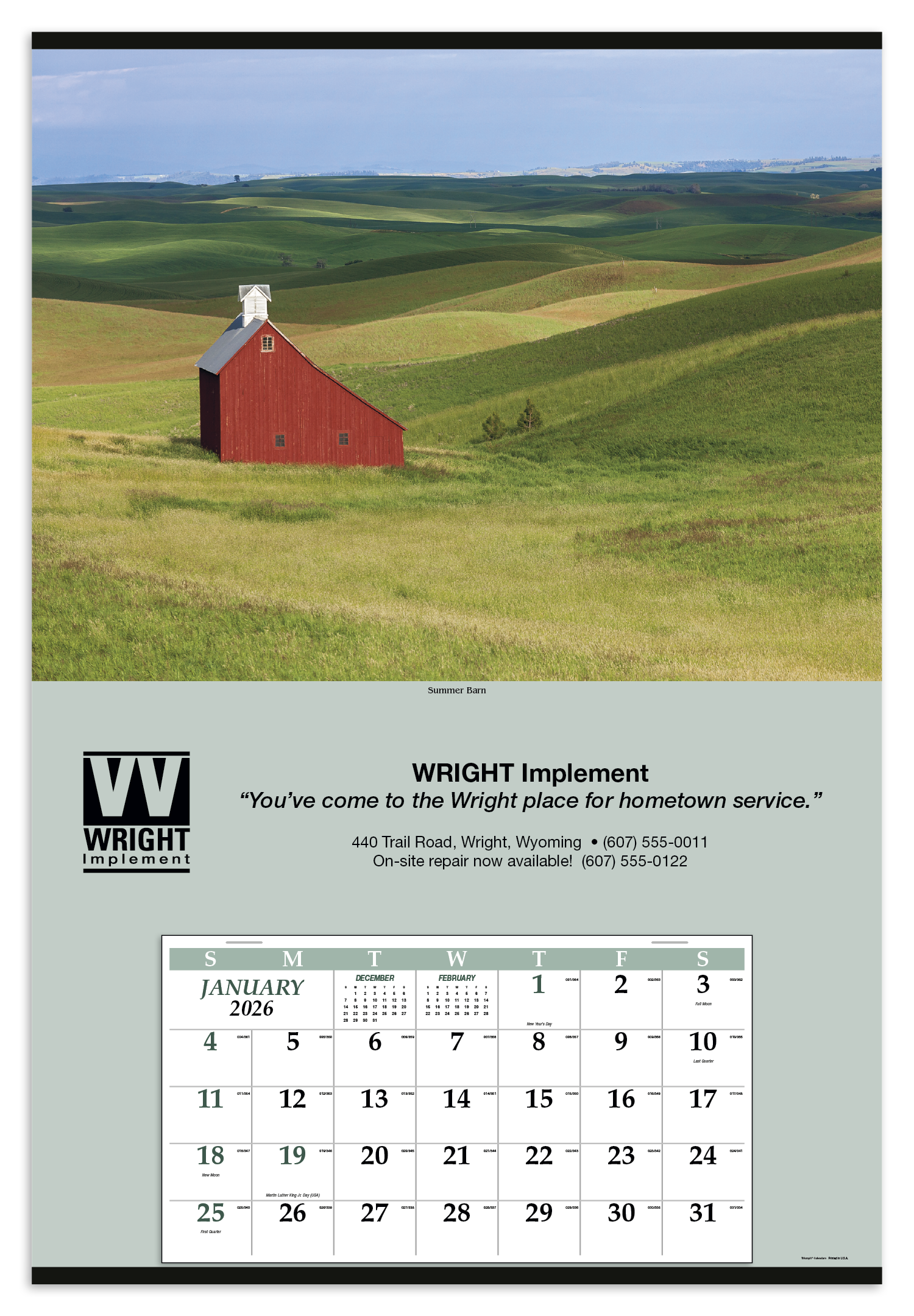 Triumph® Calendars Jumbo Hanger (12-Month) Calendar 5