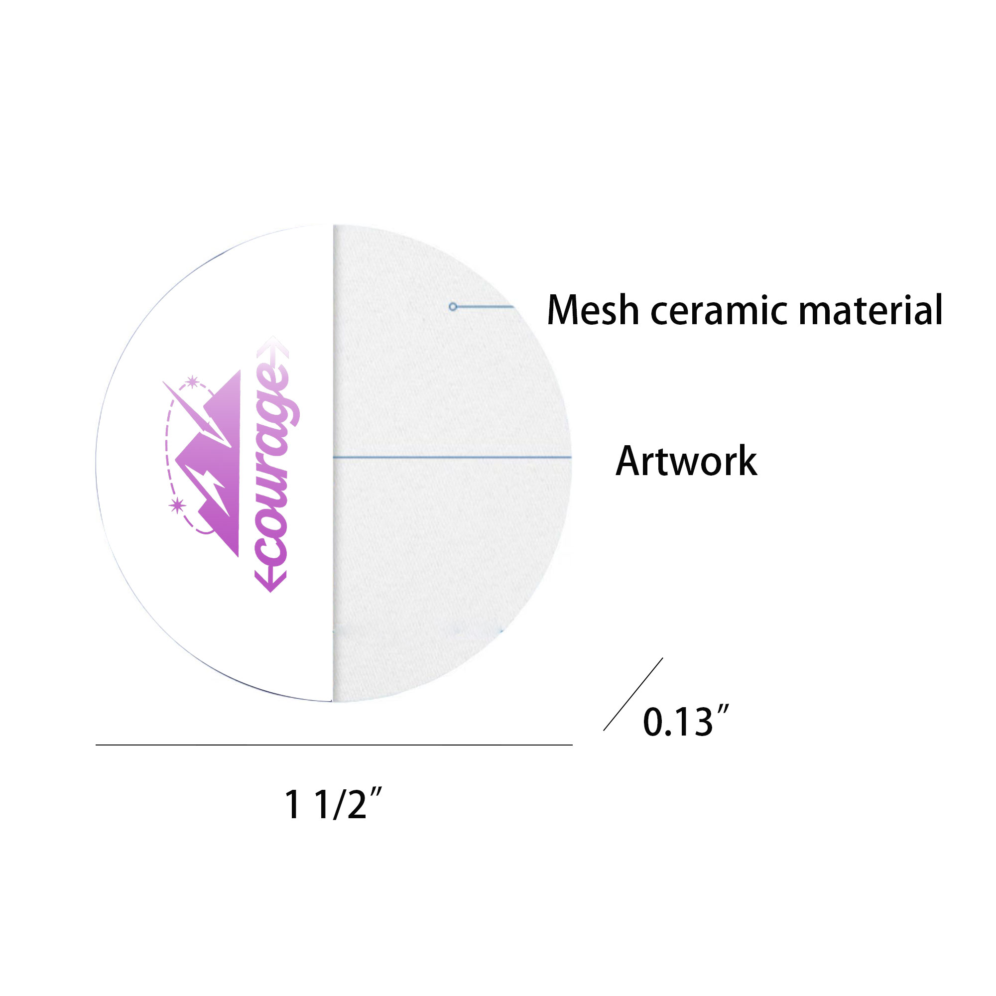 Ceramic Chip Coin 3