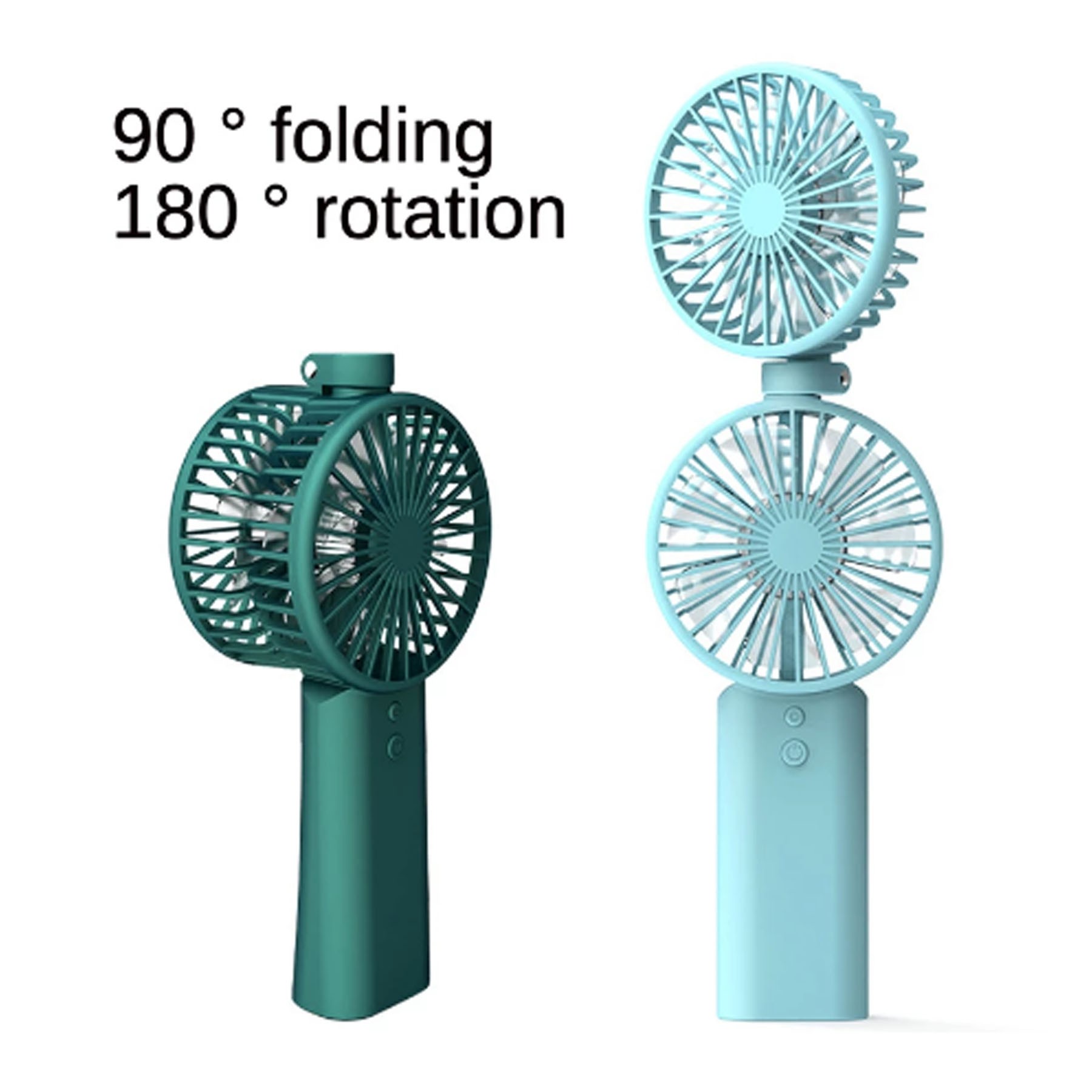 Portable Folding Double-headed Small Electric Fan 3