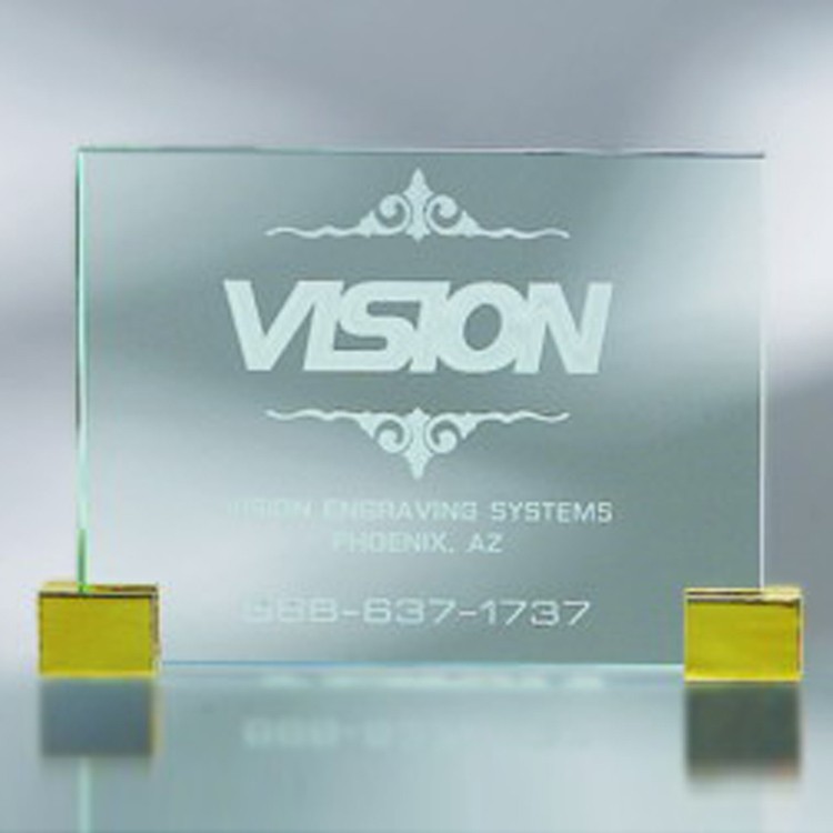 4" Award- Awards, Trophy,Plaque w/ Corners_D386GA 6
