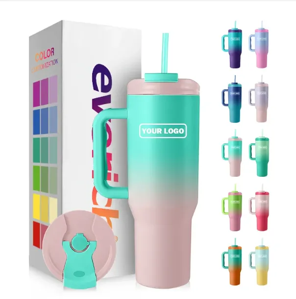 Insulated 40oz Mug with Handle 4