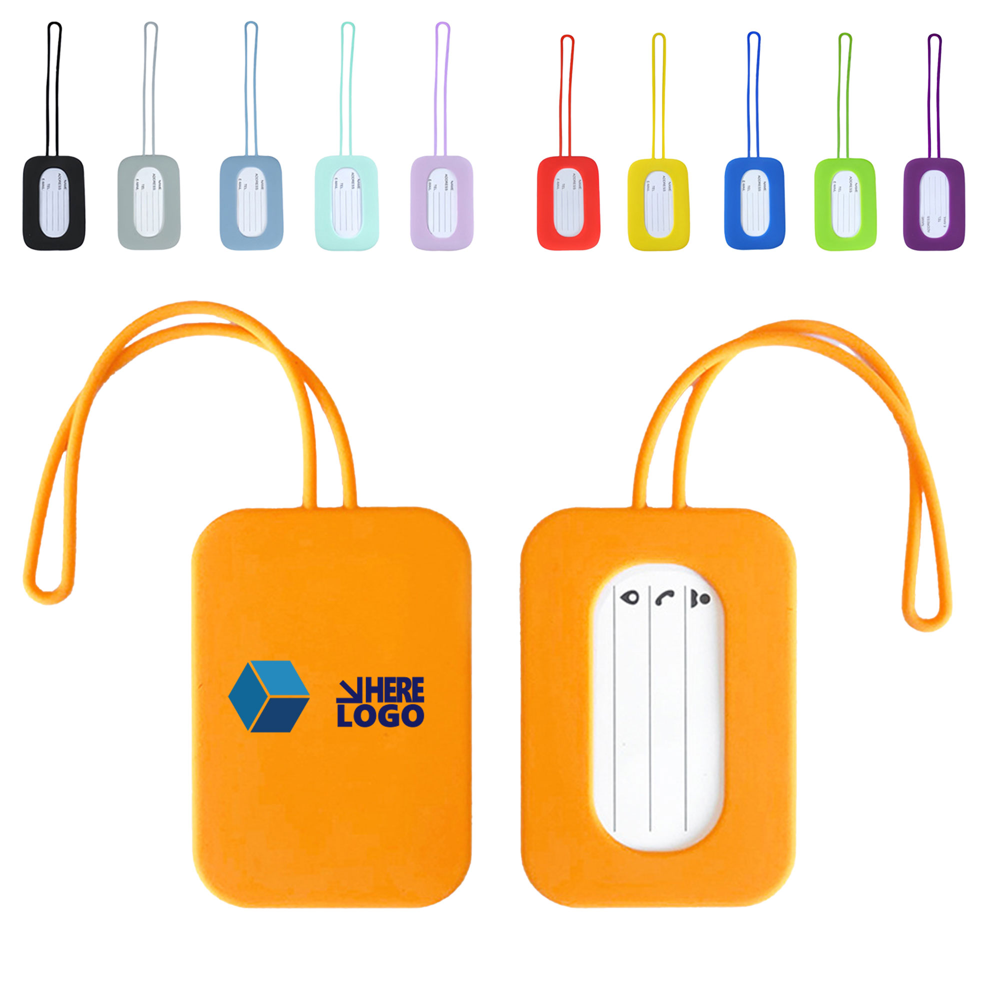 Silicone Baggage Label Tag 2