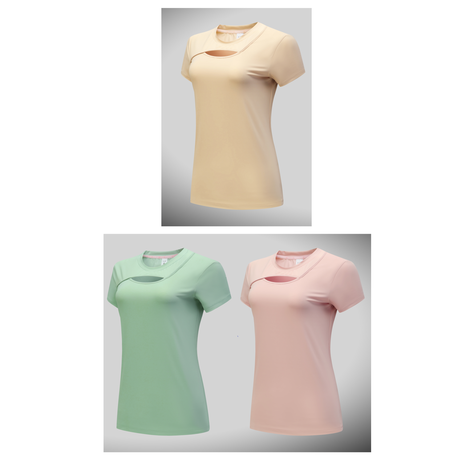 Women's Running Short Sleeve T-Shirt - Stock Style 11 1