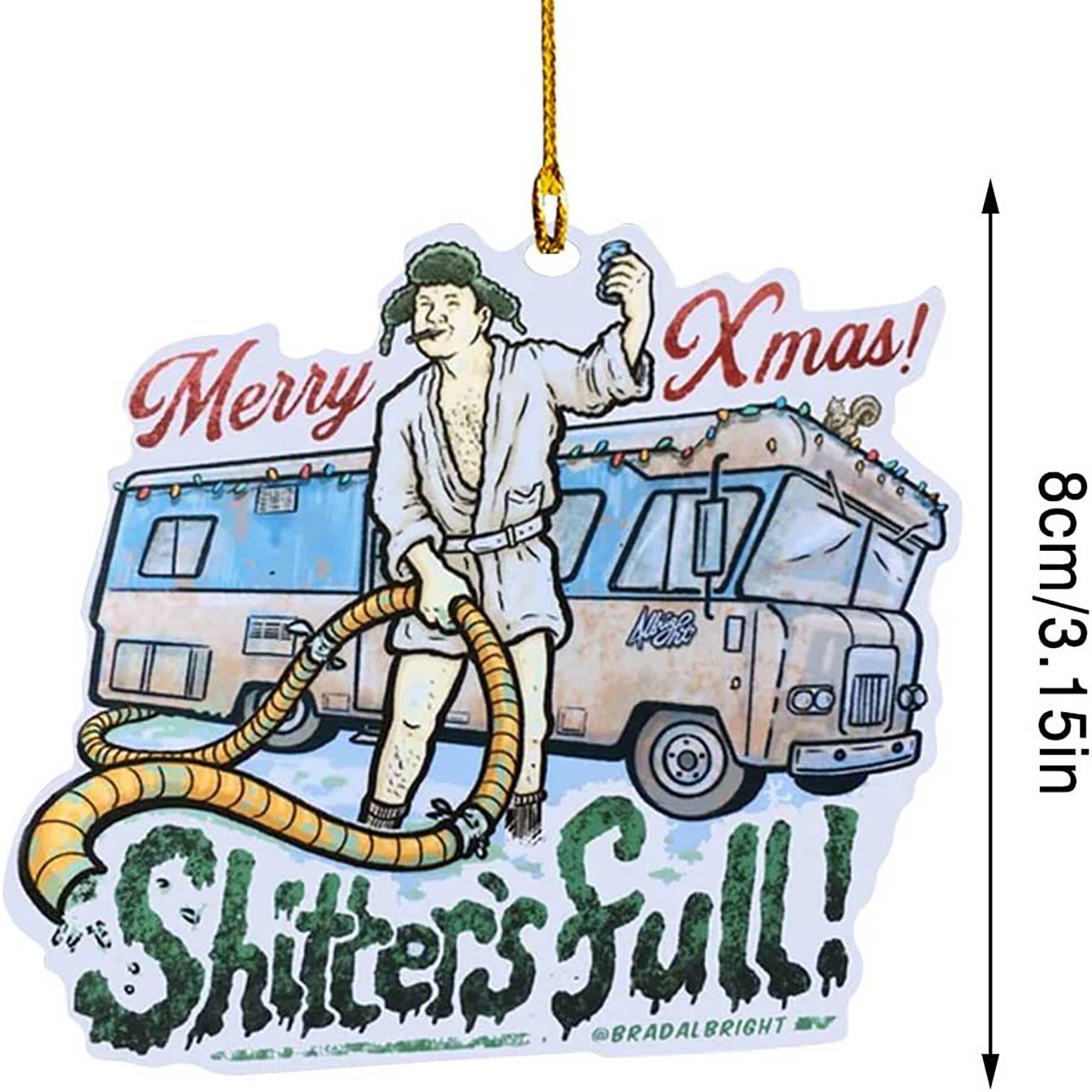 Cute Christmas Tree Hanging Decorations Ornaments Set 4