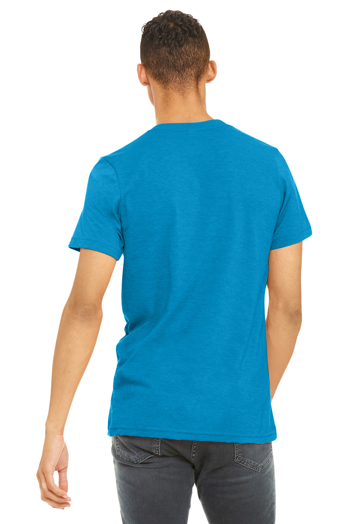 BELLA+CANVAS Unisex Heather CVC Short Sleeve Tee. BC3001CVC 505