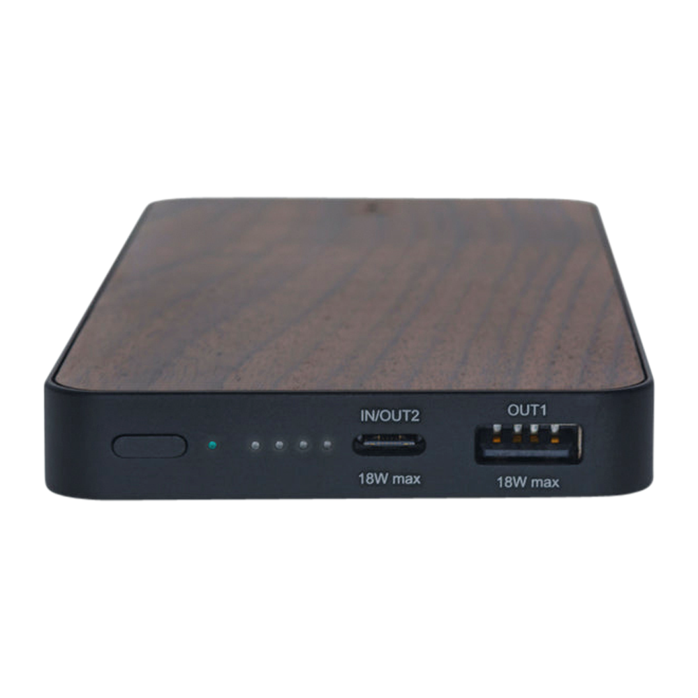 Wood Finish Hybrid Qi Charger 4
