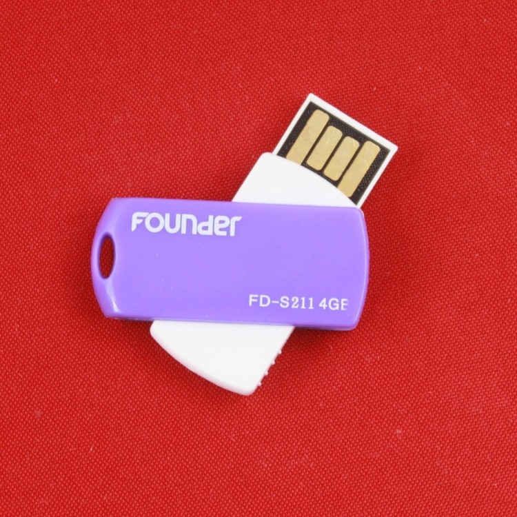 Popular Rectangle Swivel 2GB Flash Drive Flash Momery Disk 1