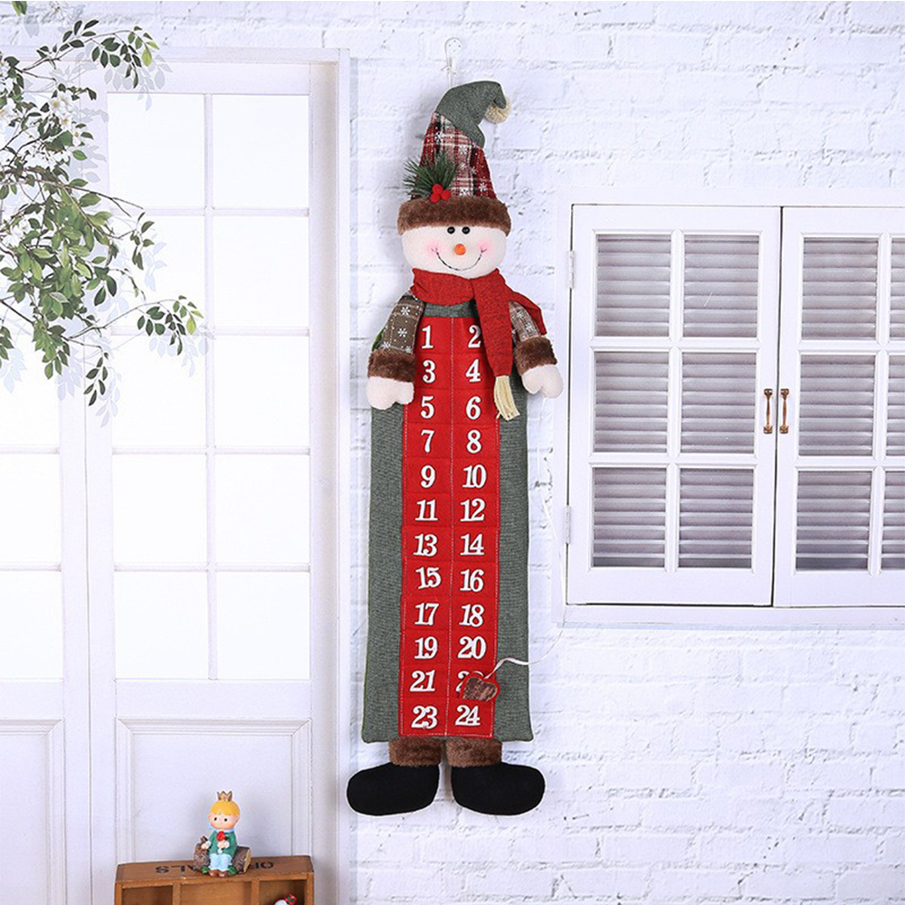 Christmas Santa Claus Doll Countdown Wall Calendar 4