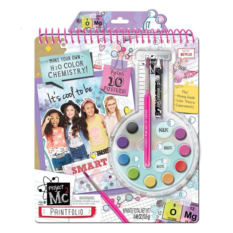 Paintfolio Art Kit - 9 Paints 10 Posters Ages 6+ 2