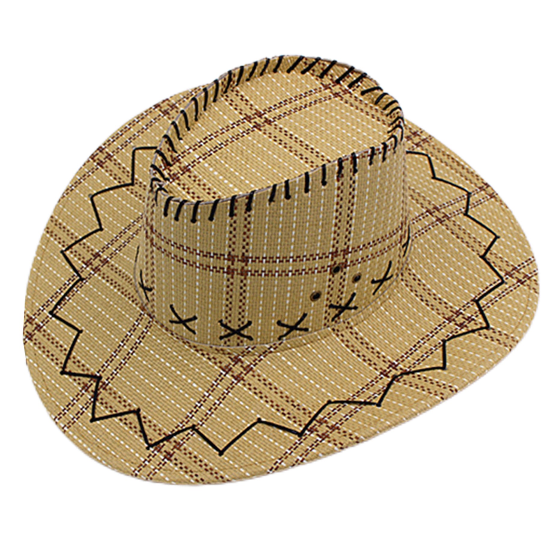 Reverse Brim Western Cowboy Hat 4