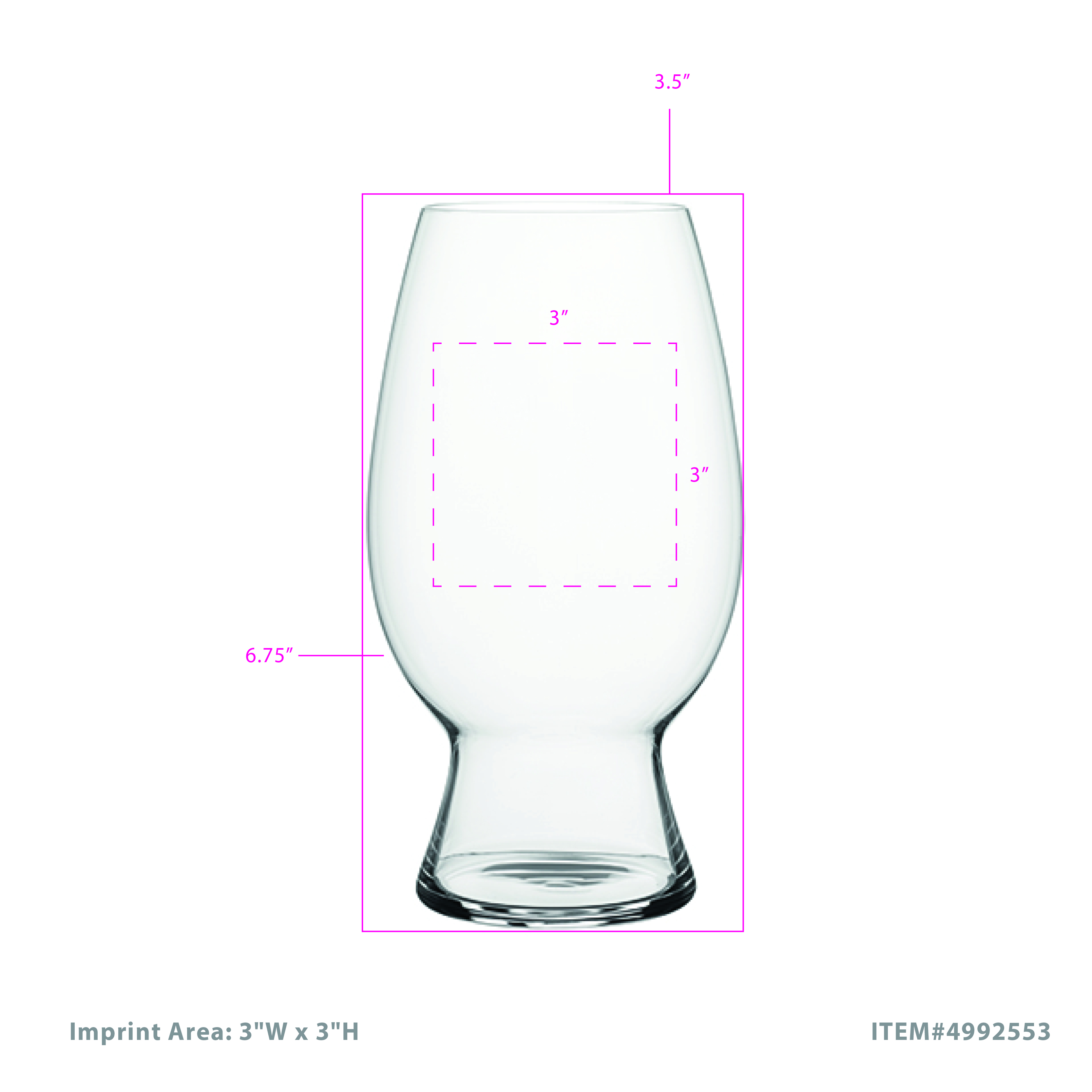 Spiegelau 26.5 oz American Wheat Beer Glass, set of 4 6
