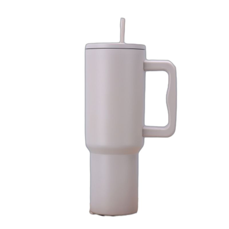 30 oz Stainless Steel Tumbler W/ Straw & Lid 15