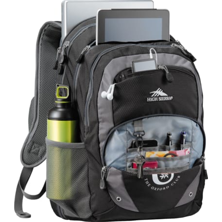 High Sierra Overtime Fly-By 17" Computer Backpack 20