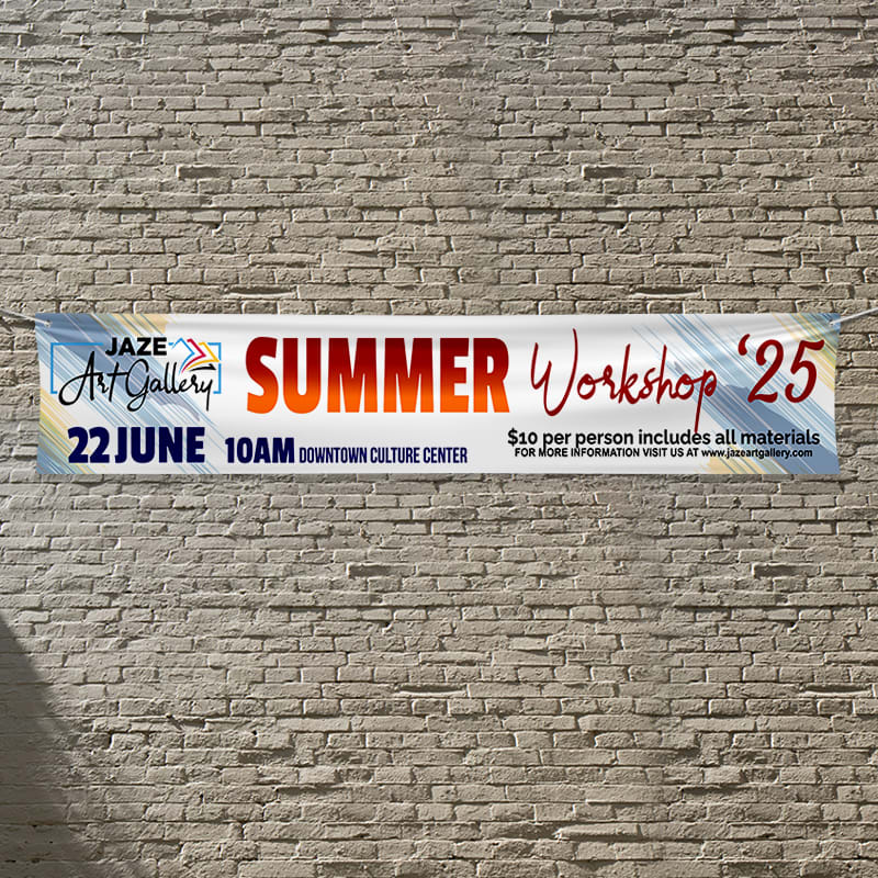 Custom 3' X 15' Banners 5