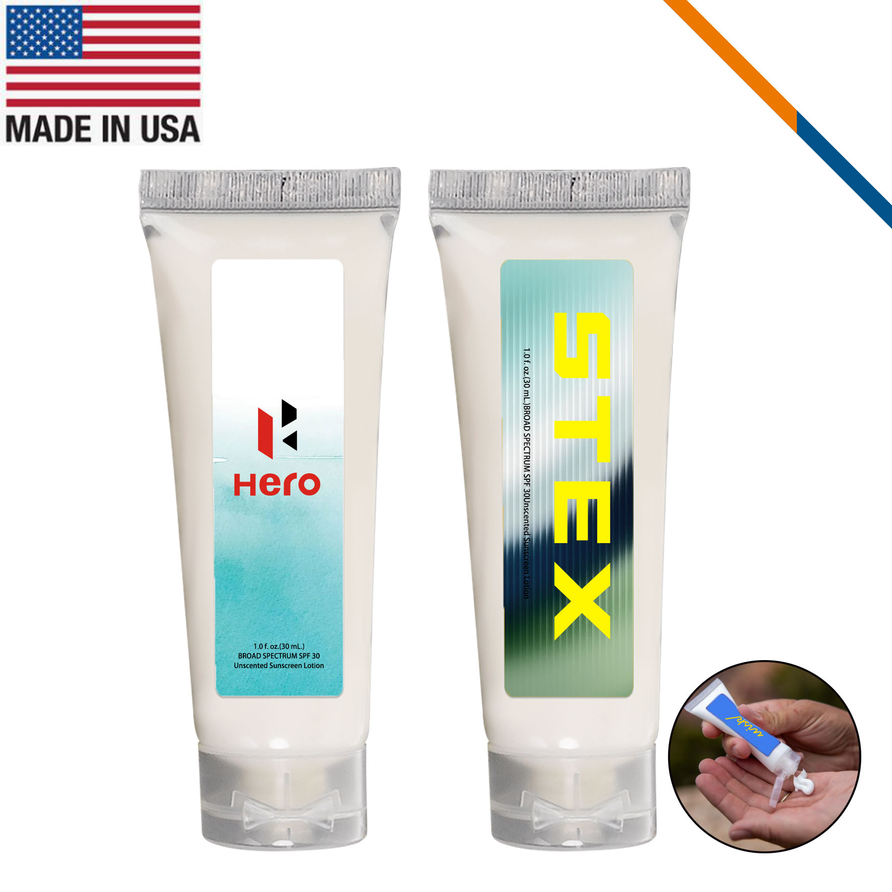 Rayz SPF 30 Squeeze Tube Sunscreen - 1 OZ. 1